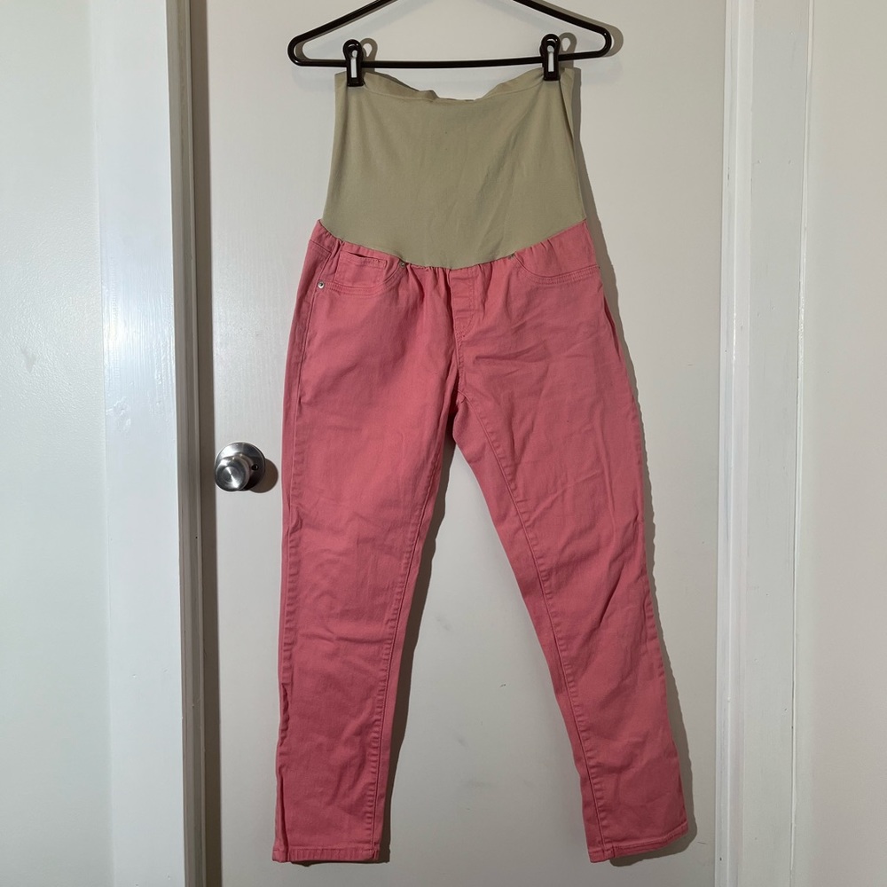Pink Maternity Jeans